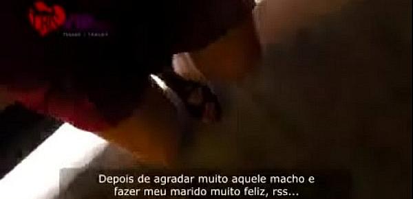  Esposa de mãos dadas com amigo e corno de vela seguindo - Depois um Motel gostoso - Cristina Almeida